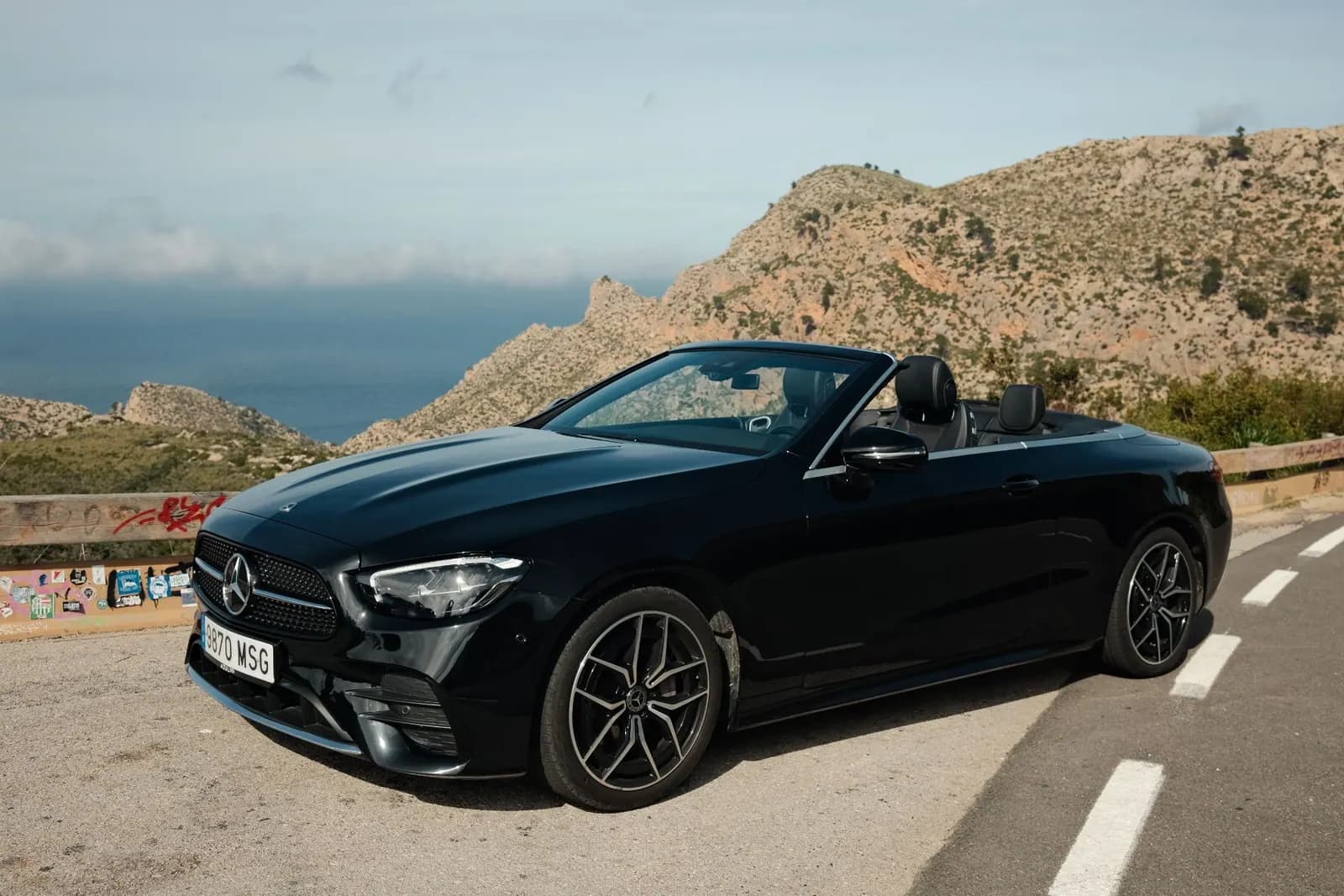 Mercedes-Benz E-Class Cabrio AMG Line for hire in Mallorca